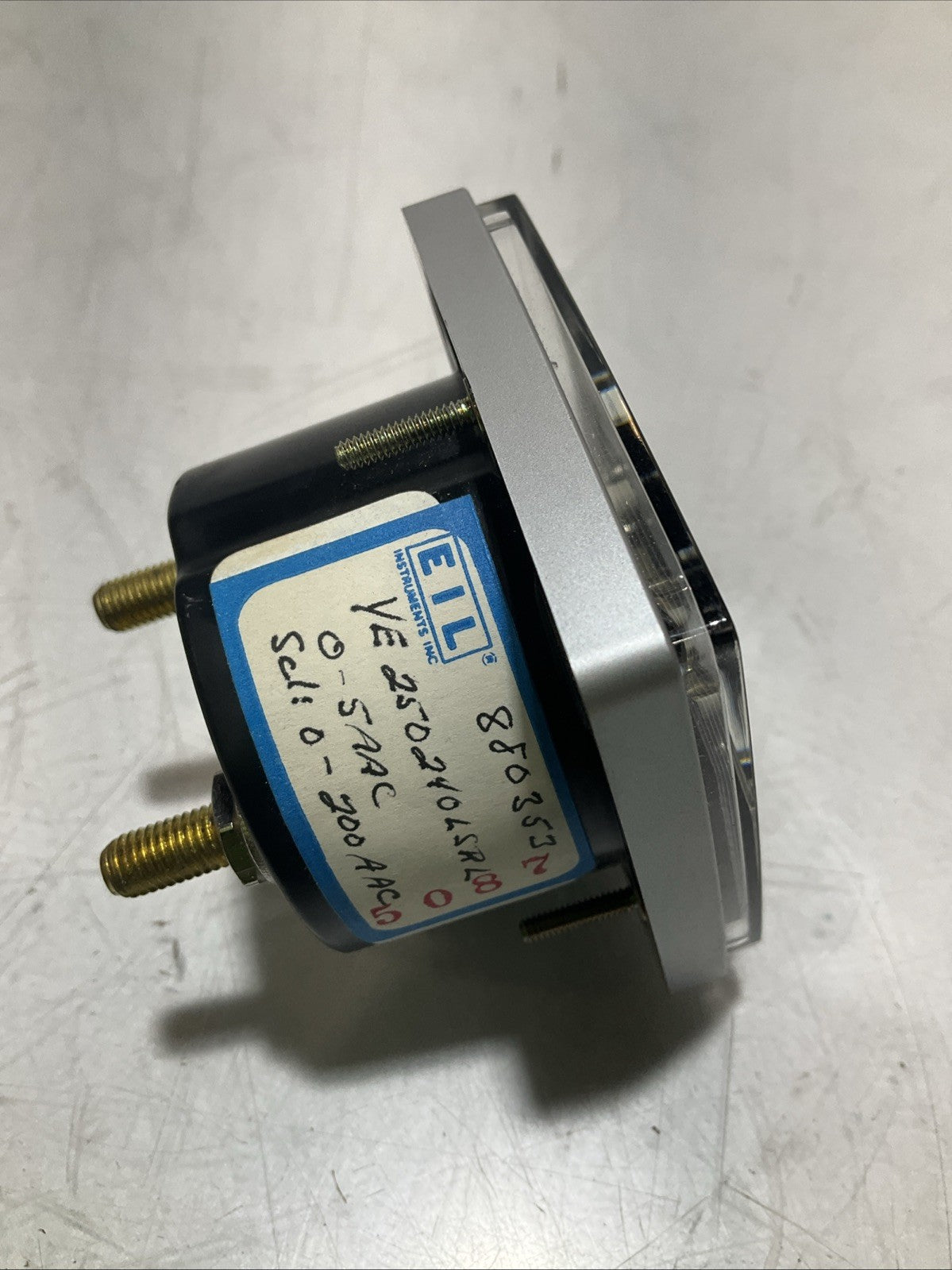 YOKOGAWA YE-250240LSRL  A-C AMPERES DIAL PANEL  METER  Z2M