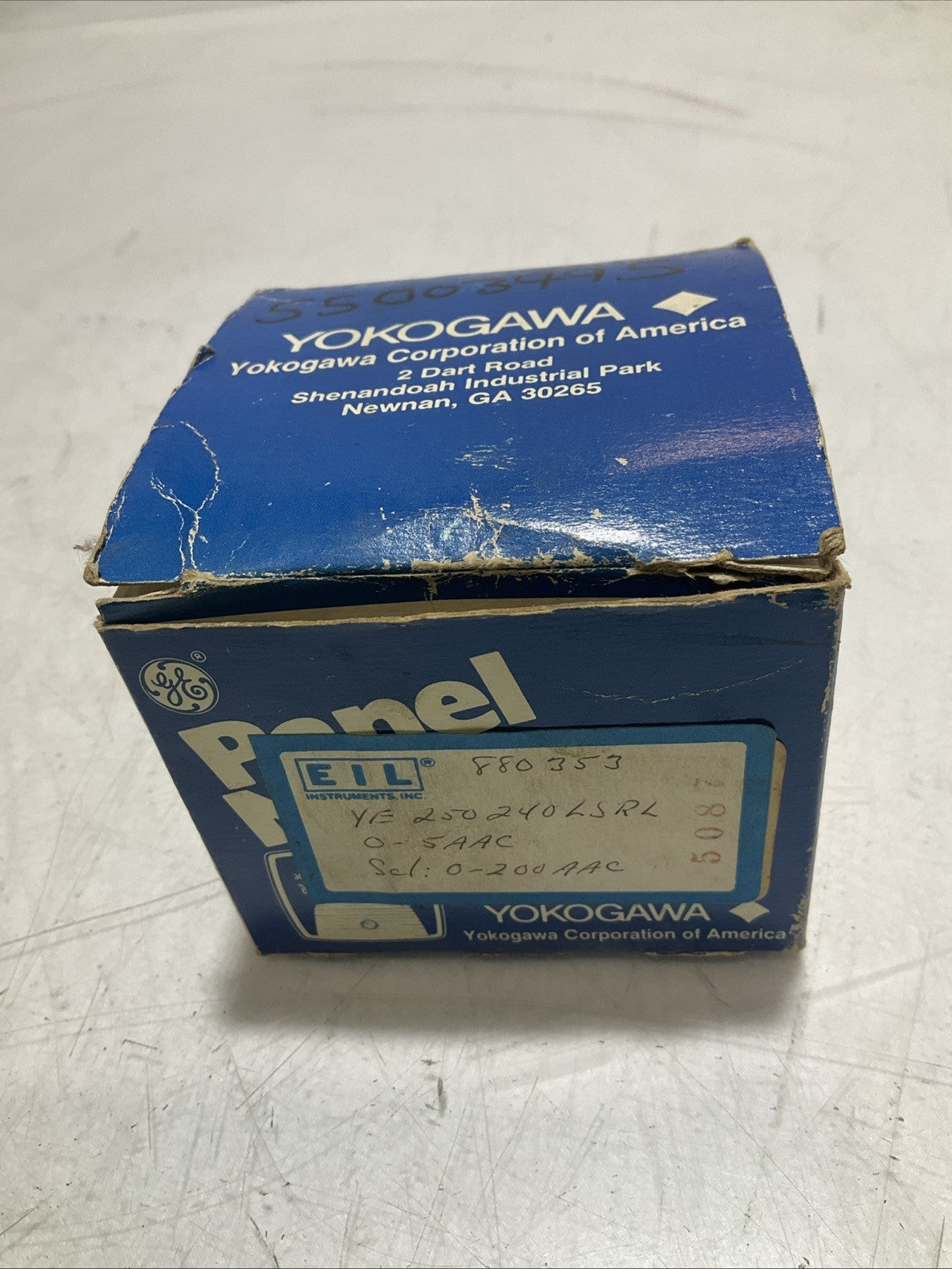 YOKOGAWA YE-250240LSRL  A-C AMPERES DIAL PANEL  METER  Z2M