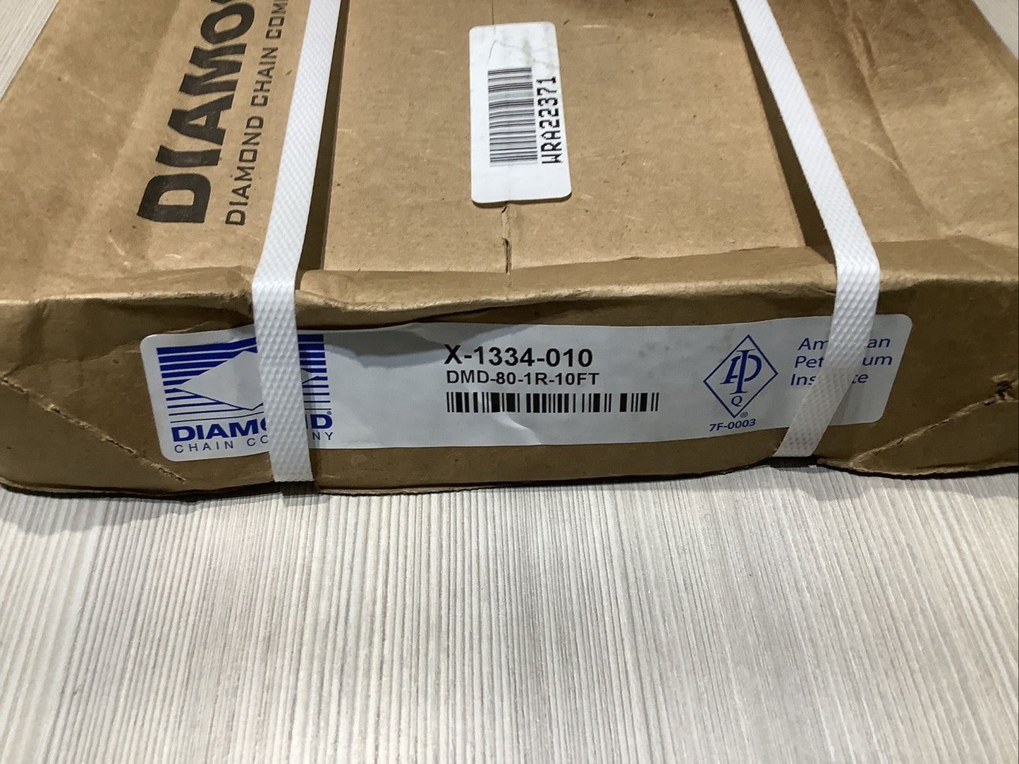 DIAMOND CHAIN COMPANY WRA22371 X-1334-010 DMD-80-1R-10FT Z2M