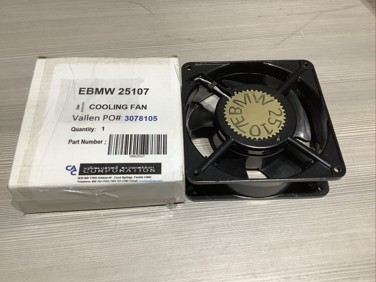EBMW 25107 COOLING FAN Z2M