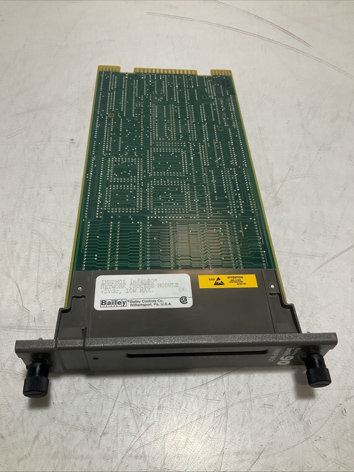 ABB;BAILEY INFI90 CONTROL  INNPM01 6638098F1 NETWORK PROCESS MODULE 5VDC 10W Y2M