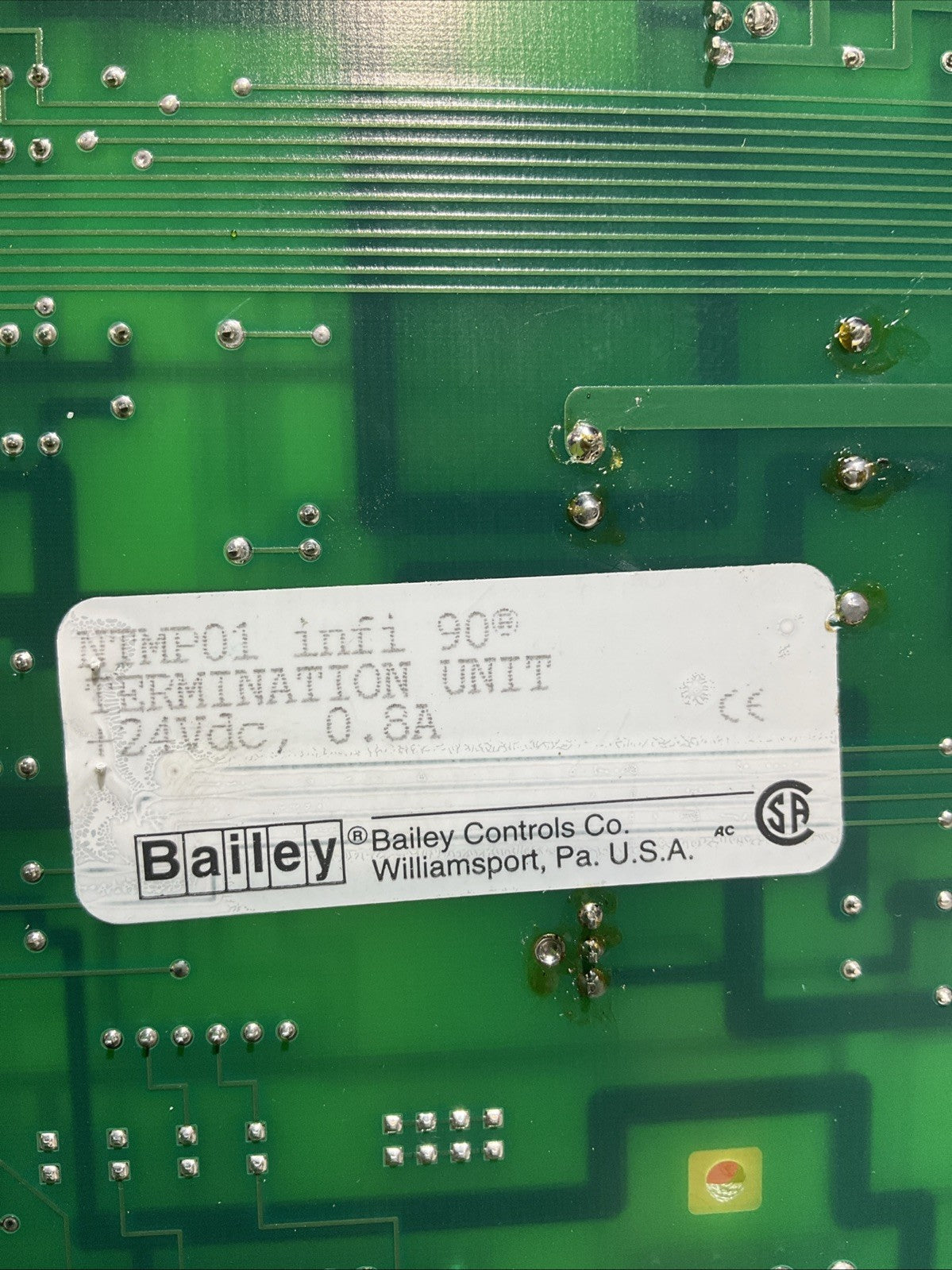 ABB; BAILEY NTMP01- 6638919A1  MULTI-FUNCTION MODULE SLAVE TERMINATION UNIT Y2M