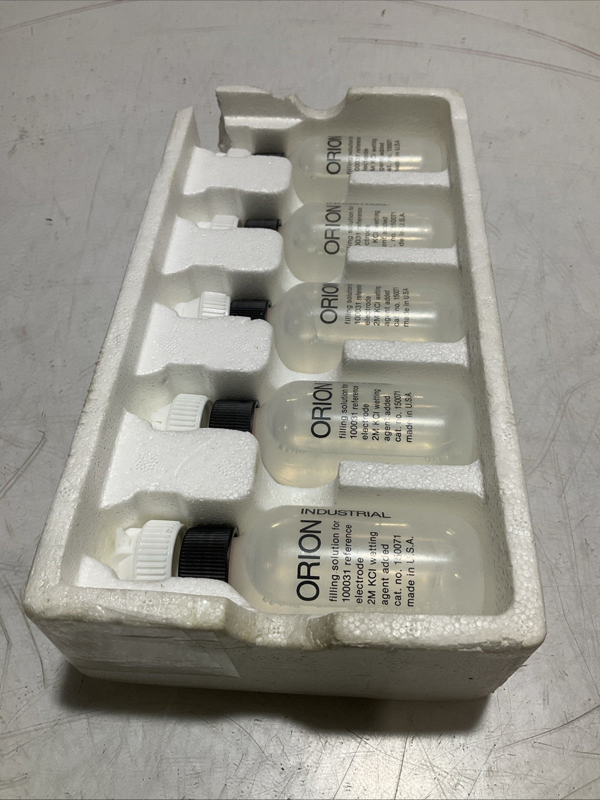 ORION RESEARCH 150071 FILLINGS SOLUTION FOR 100031 REFERENCES ELECTRODE QTY5 Y2M