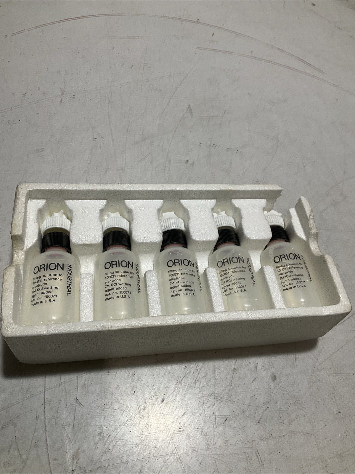 ORION RESEARCH 150071 FILLINGS SOLUTION FOR 100031 REFERENCES ELECTRODE QTY5 Y2M