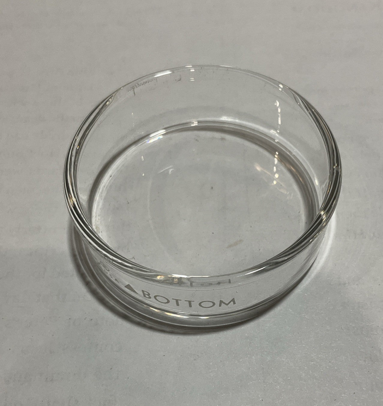 PYREX BOTTOM 7777-034  423810  CLEAR GLASS  SCALLOPED  CUSTARD CUPS  QTY 21 Y2M