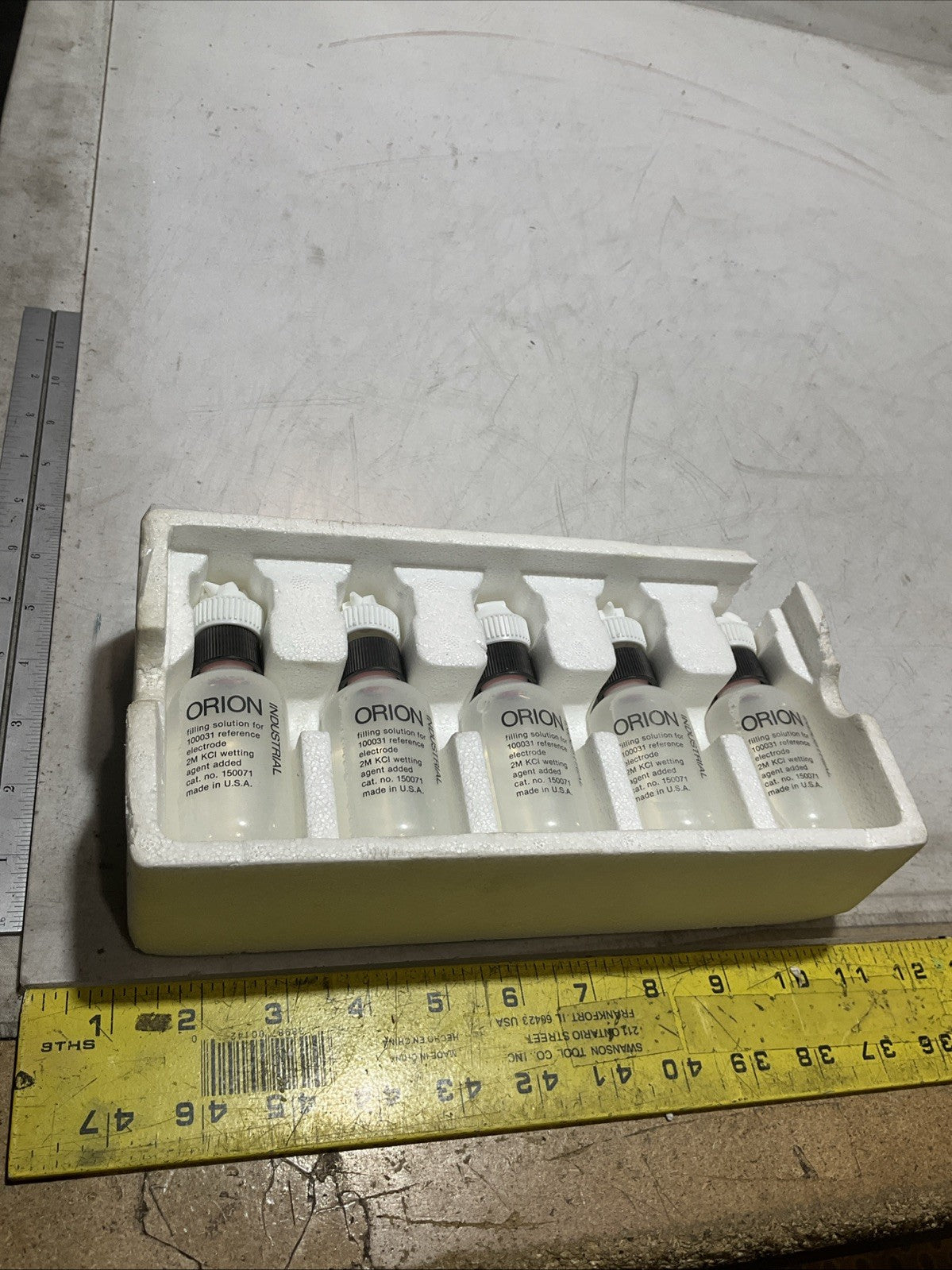 ORION RESEARCH 150071 FILLINGS SOLUTION FOR 100031 REFERENCES ELECTRODE QTY5 Y2M