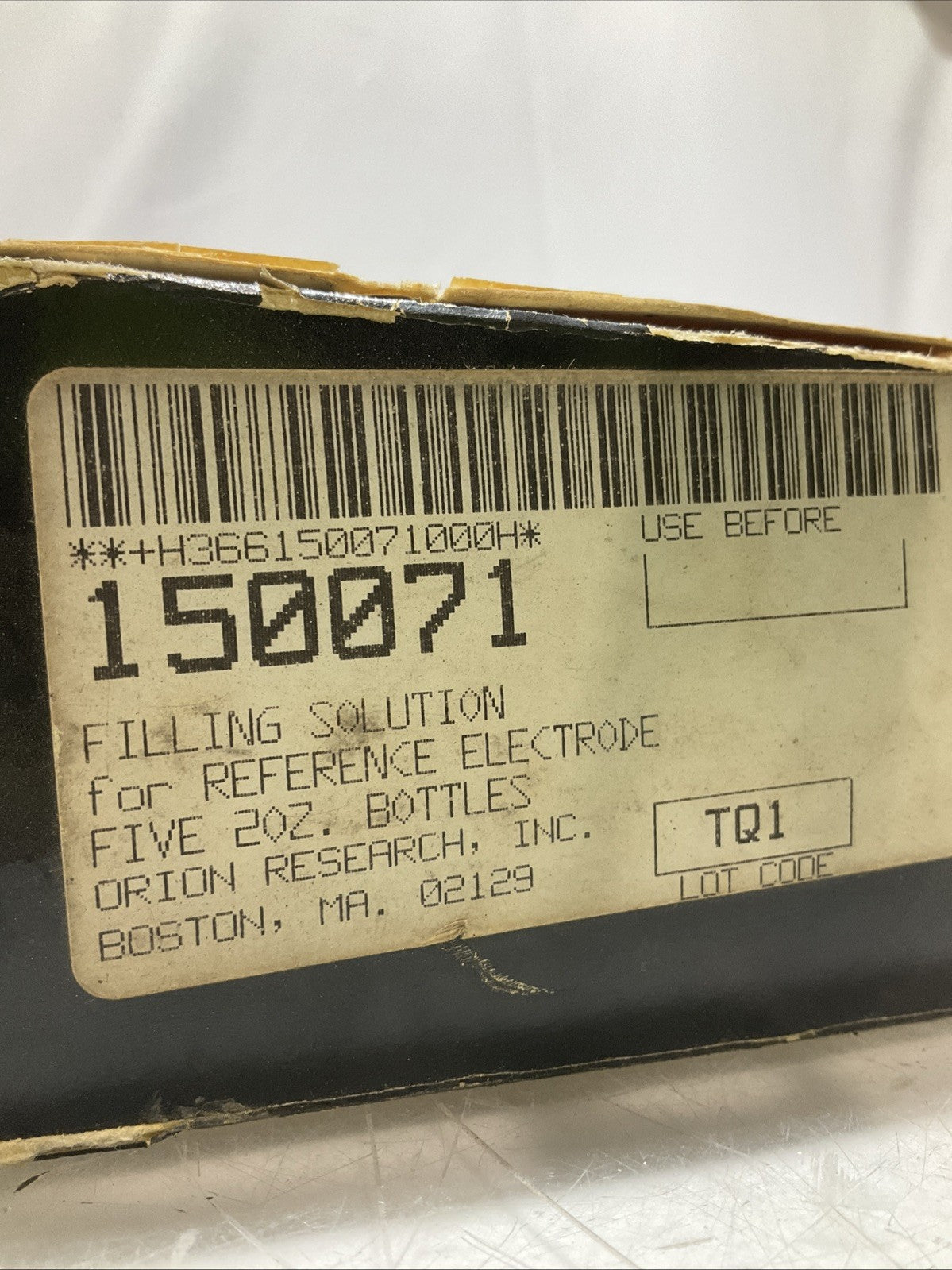 ORION RESEARCH 150071 FILLINGS SOLUTION FOR 100031 REFERENCES ELECTRODE QTY5 Y2M