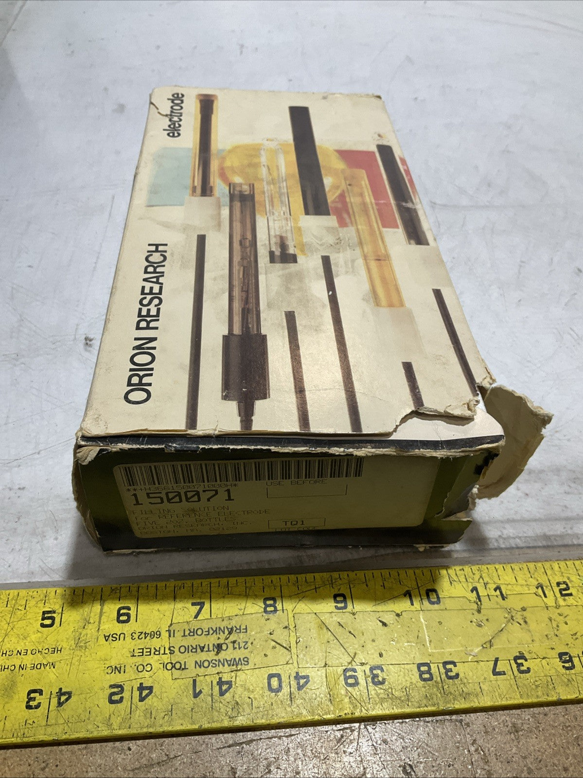ORION RESEARCH 150071 FILLINGS SOLUTION FOR 100031 REFERENCES ELECTRODE QTY5 Y2M