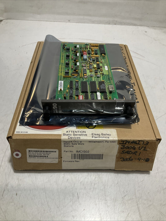 ABB; BAILEY INFI90 IMCIS02 - 6637086KI CONTROL L/O SLAVE  MODULE 15VDC 2.4VA Y2M