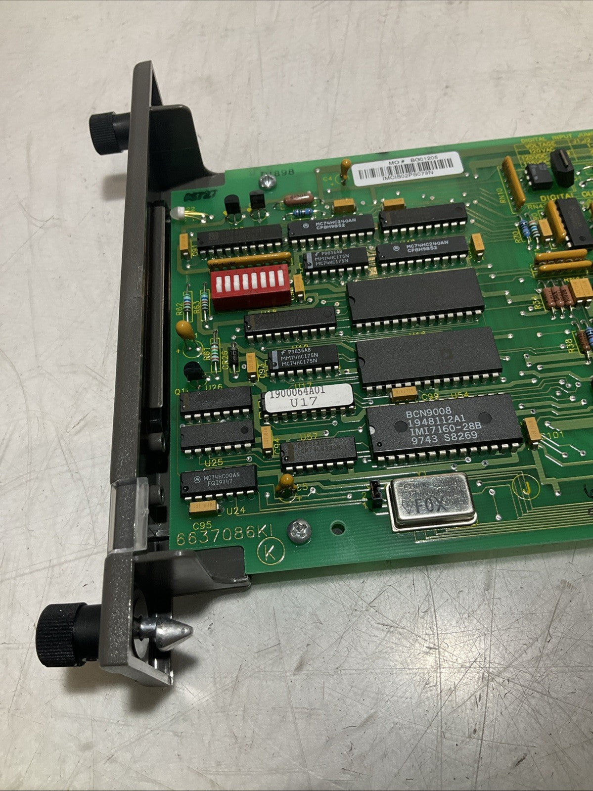 ABB; BAILEY INFI90 IMCIS02 - 6637086KI CONTROL L/O SLAVE  MODULE 15VDC 2.4VA Y2M