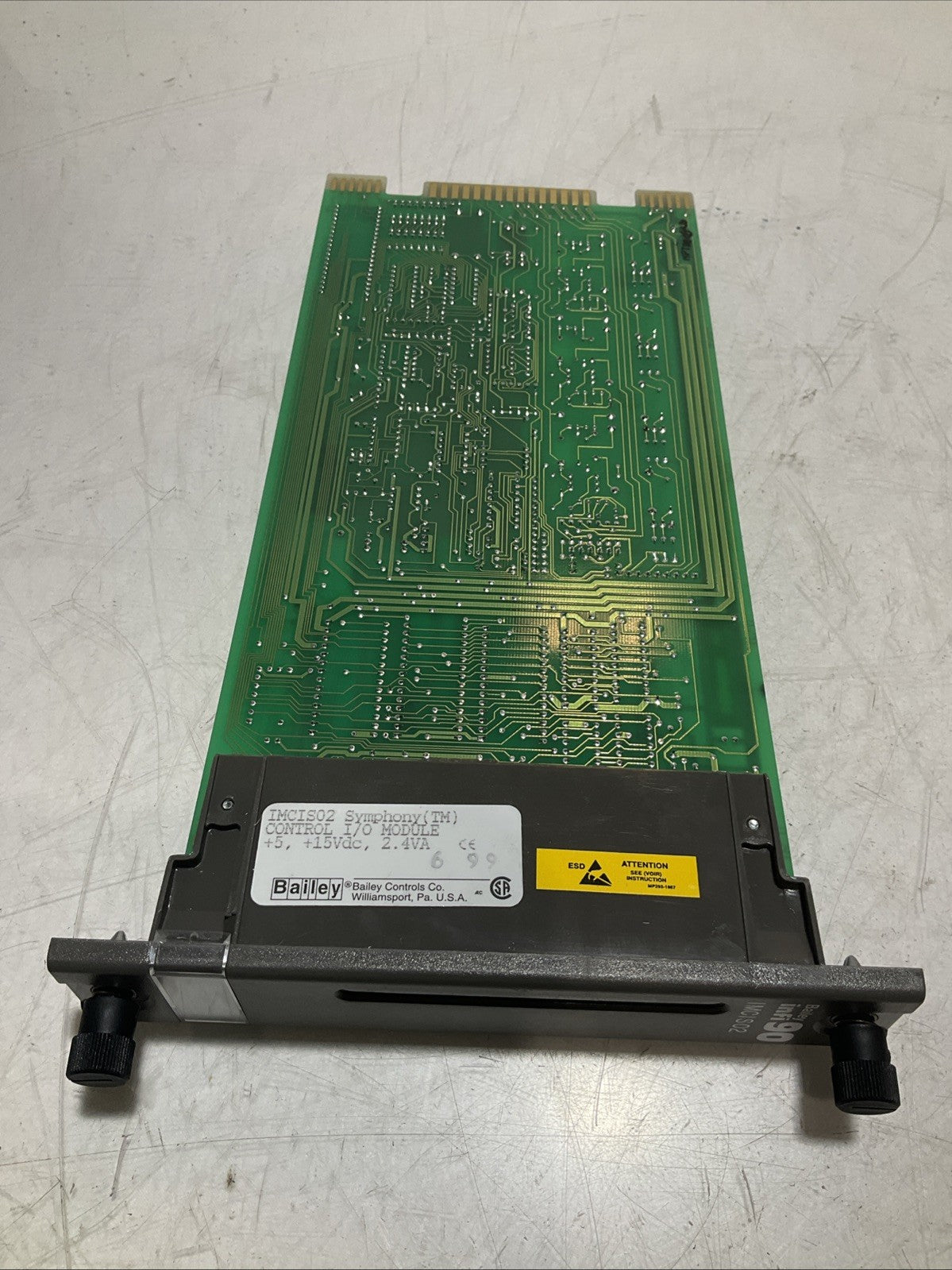 ABB; BAILEY INFI90 IMCIS02 - 6637086KI CONTROL L/O SLAVE  MODULE 15VDC 2.4VA Y2M