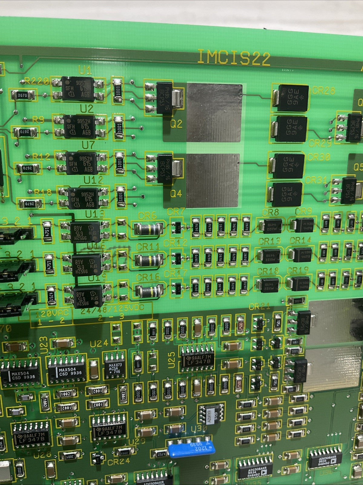 ABB; BAILEY CONTROLS IMCIS22 INDUSTRIAL CONTROL SYSTEM MODULE 24VDC Y2M