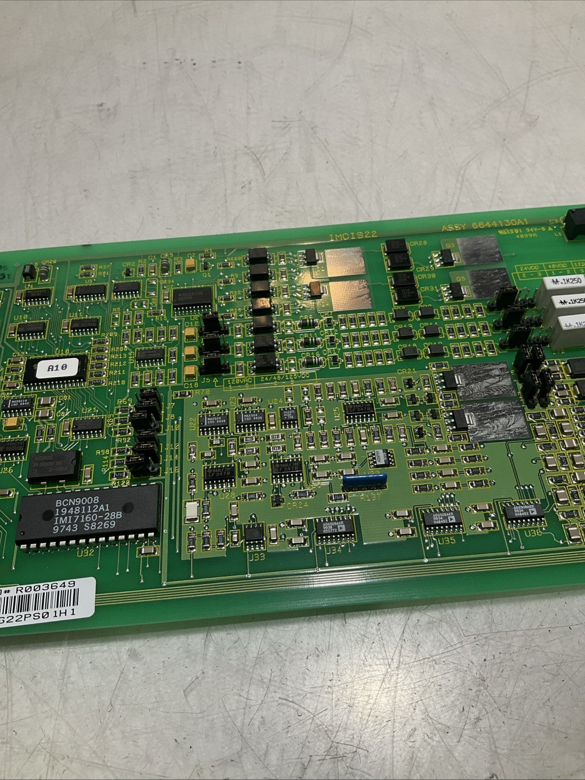 ABB; BAILEY CONTROLS IMCIS22 INDUSTRIAL CONTROL SYSTEM MODULE 24VDC Y2M