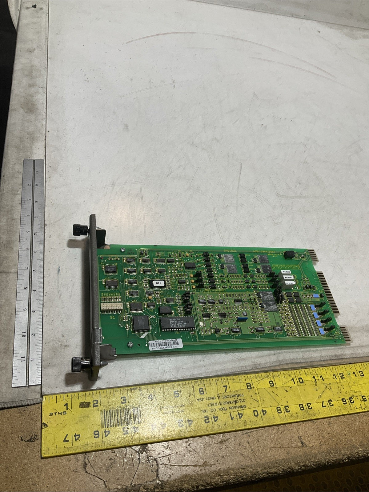 ABB; BAILEY CONTROLS IMCIS22 INDUSTRIAL CONTROL SYSTEM MODULE 24VDC Y2M