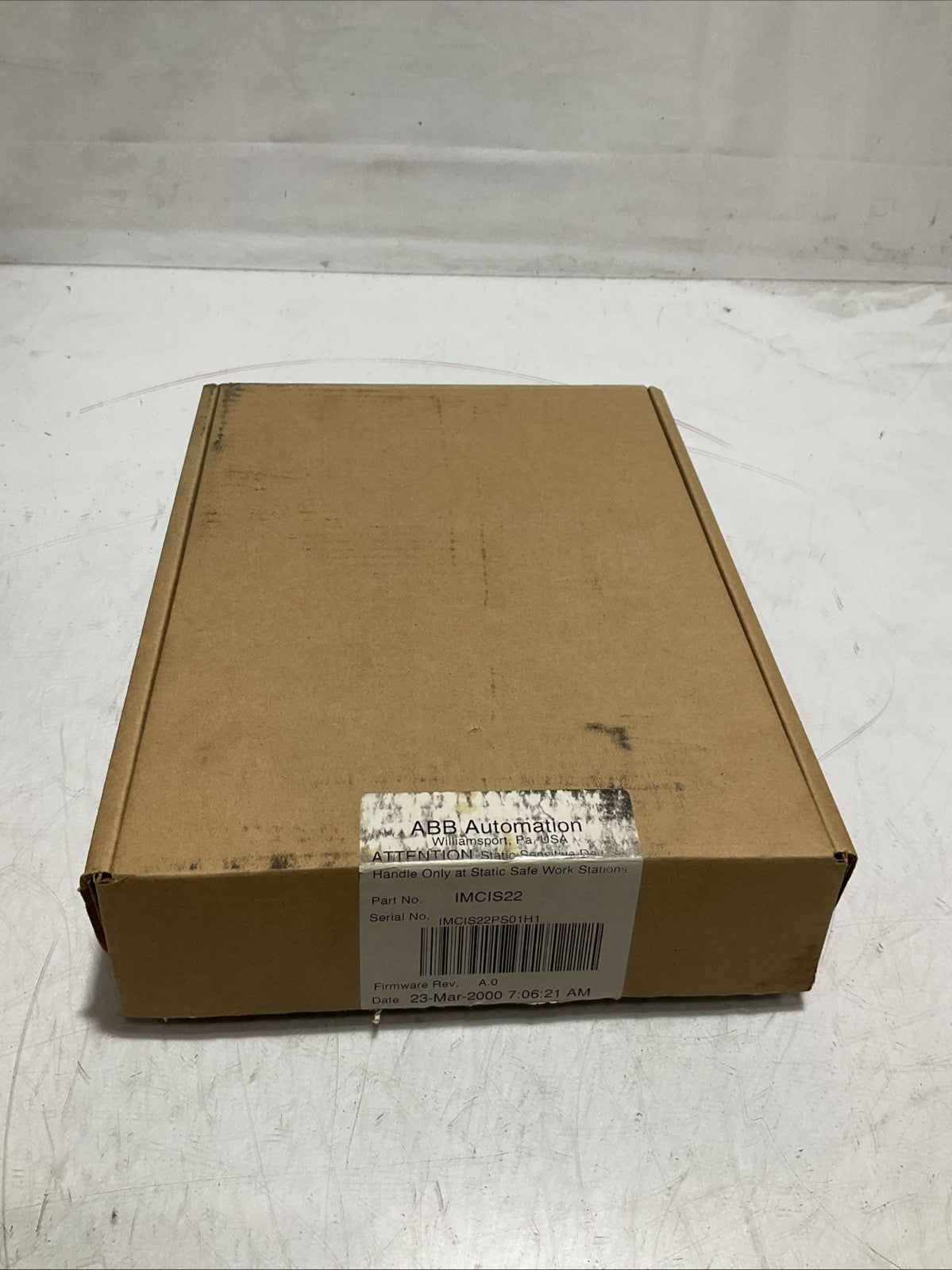 ABB; BAILEY CONTROLS IMCIS22 INDUSTRIAL CONTROL SYSTEM MODULE 24VDC Y2M