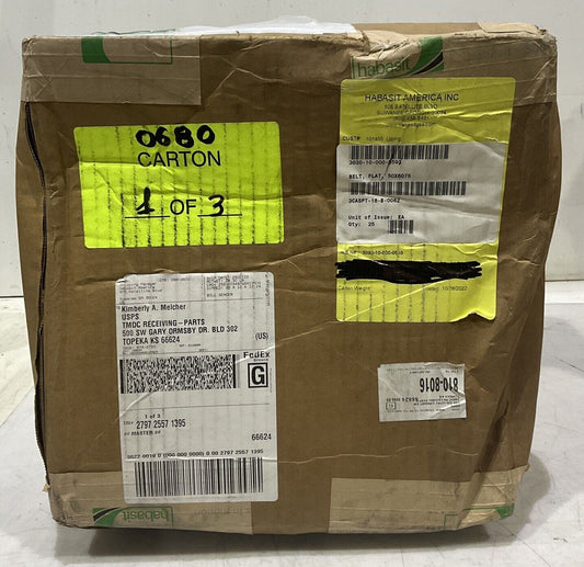 HABASIT MAM-5E CONVEYOR BELT 2 IN BY 183 IN LOT OF 25 U3S