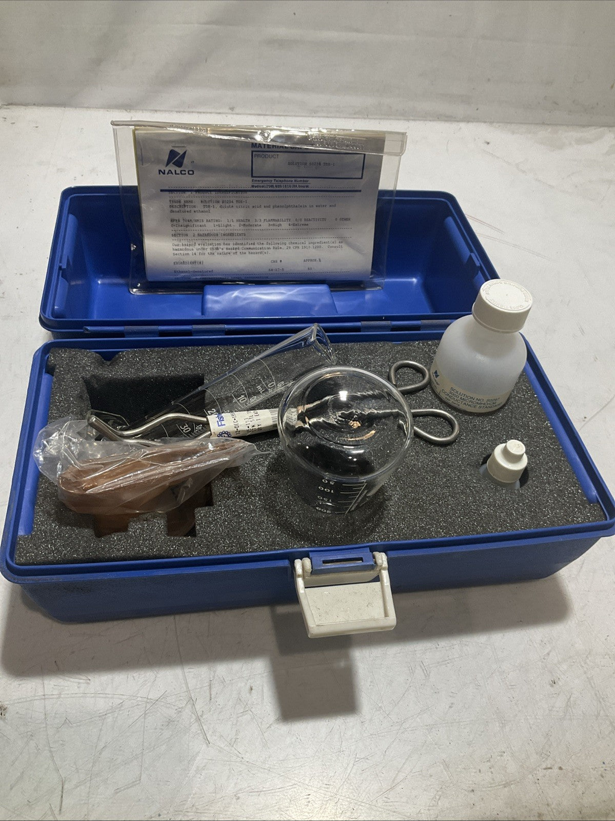 NALCO S0234-TDS-1  S0297 3000 MICROMHO/CM SOLUTION  NALCOMETER TDS TEST  KIT Y2M