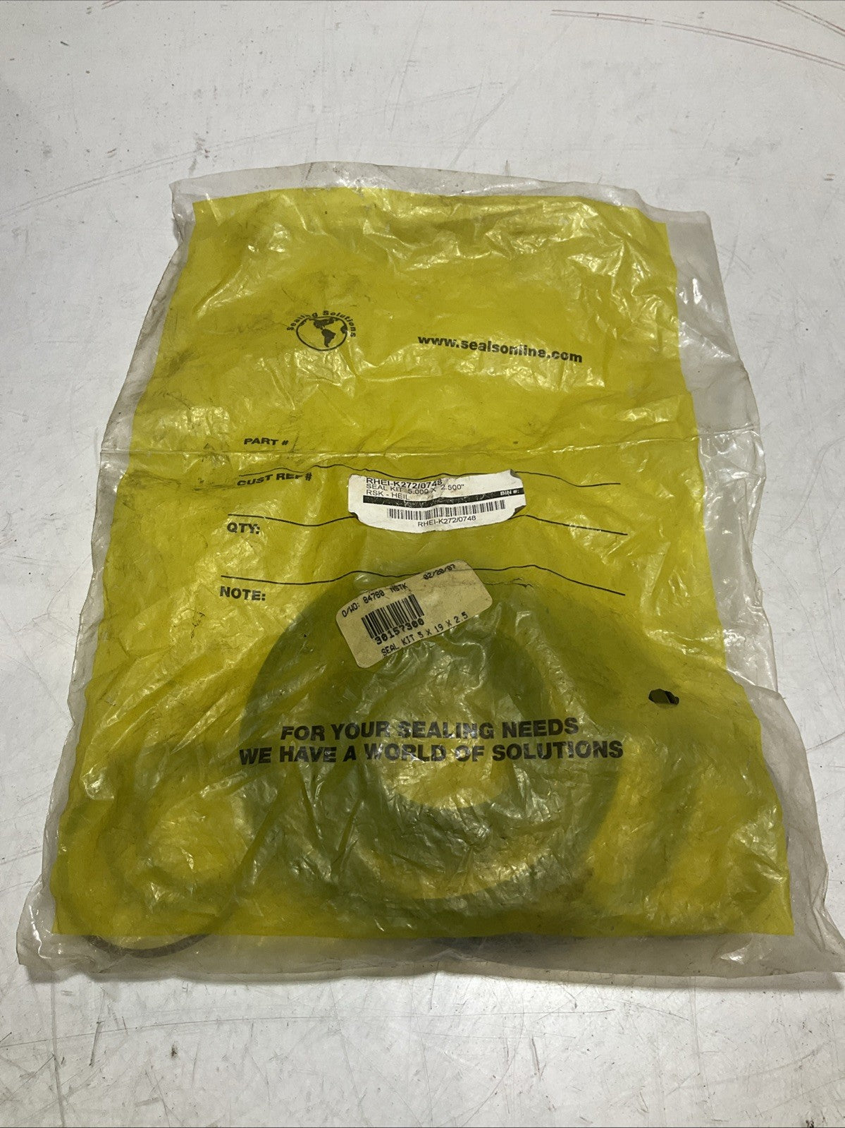 SEALING SOLUTION  RHEI-K272/0748-84780 SEAL KIT 5.0X2.5 LOT OF 2 Y2M