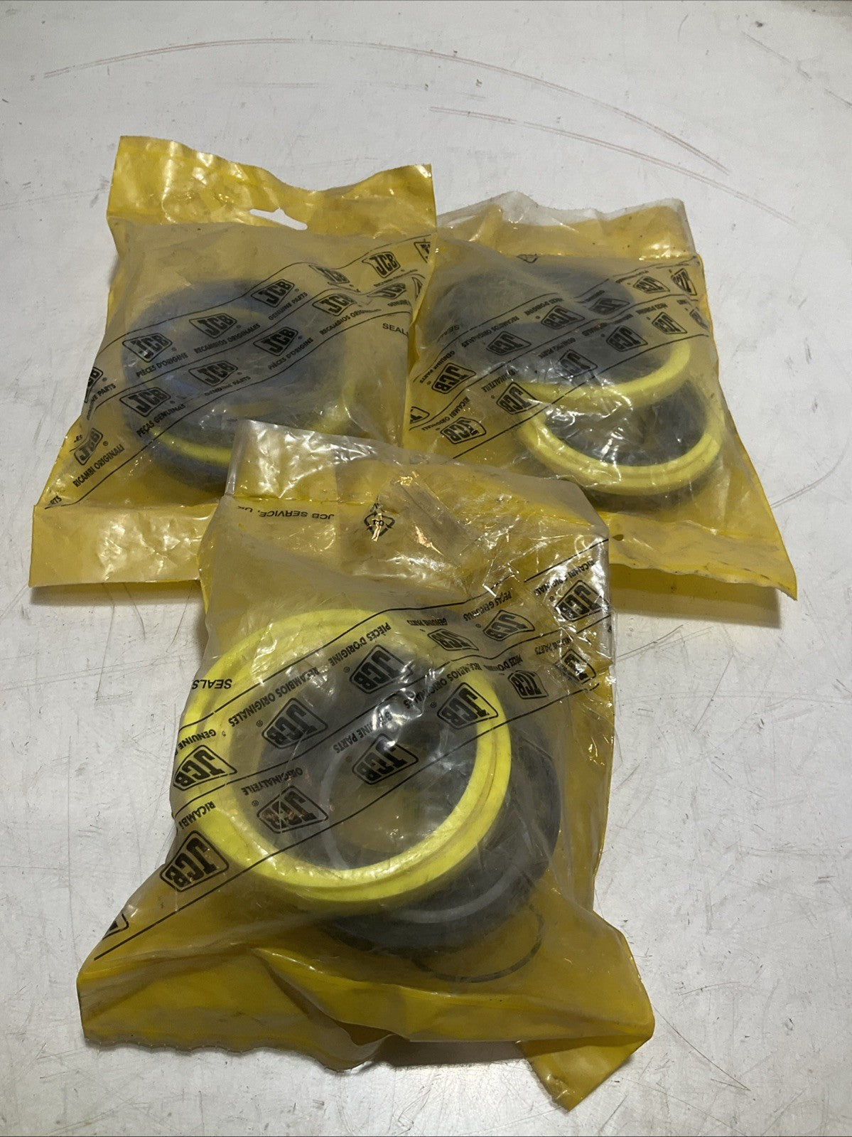 JCB 991/00130  HYDRAULIC CYLINDER RAM SEAL KIT LOT OF 3 Y2M