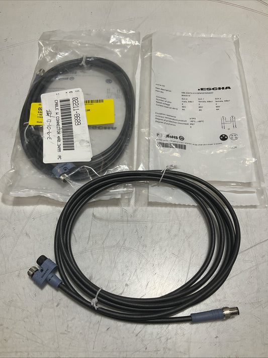 ESCHA  8065510   WIRE  CABLE CONNECTOR  4X0.3MM PC 60V  LOT OF 2  Z2M