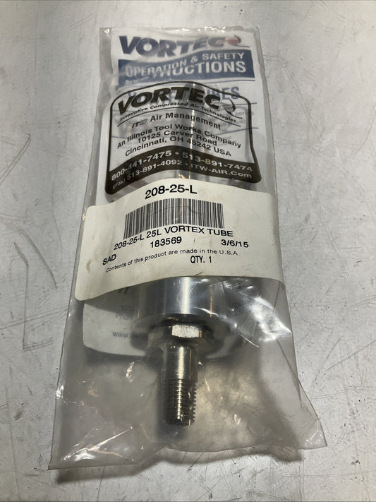 VORTEC  208-25-L  183569  COMPRESSED  AIR SPOT COOLING  VORTEX TUBE Z2M