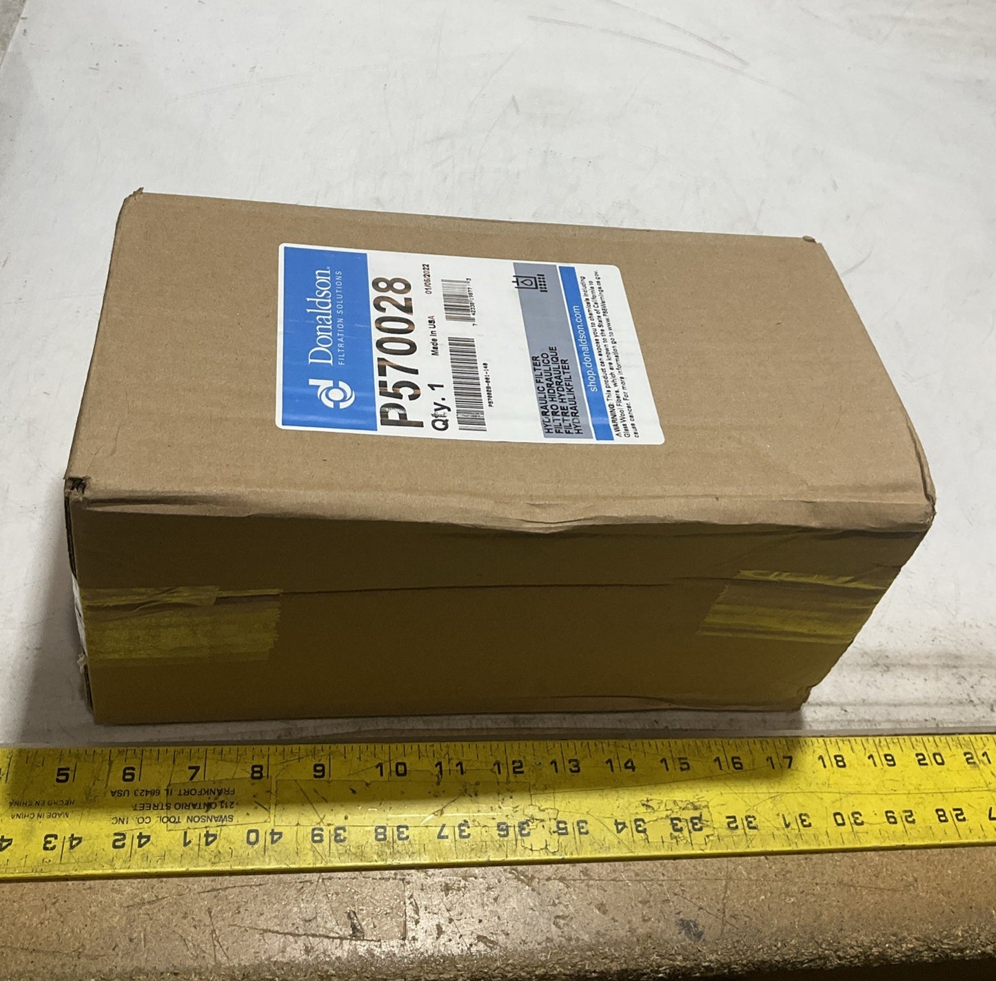 DONALDSON  P570028  HYDRAULIC FILTER  REPLACEMENT Z2M