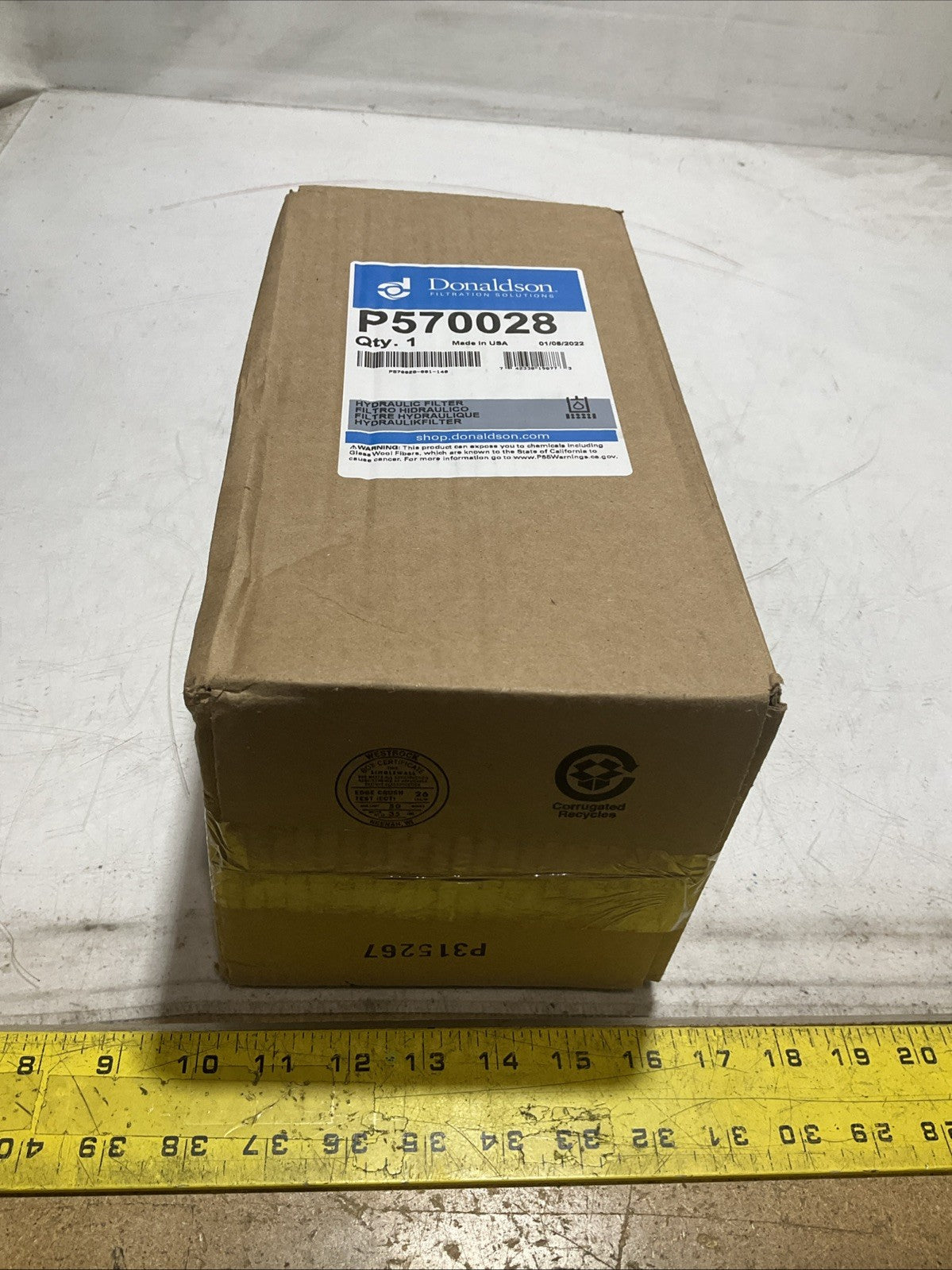 DONALDSON  P570028  HYDRAULIC FILTER  REPLACEMENT Z2M