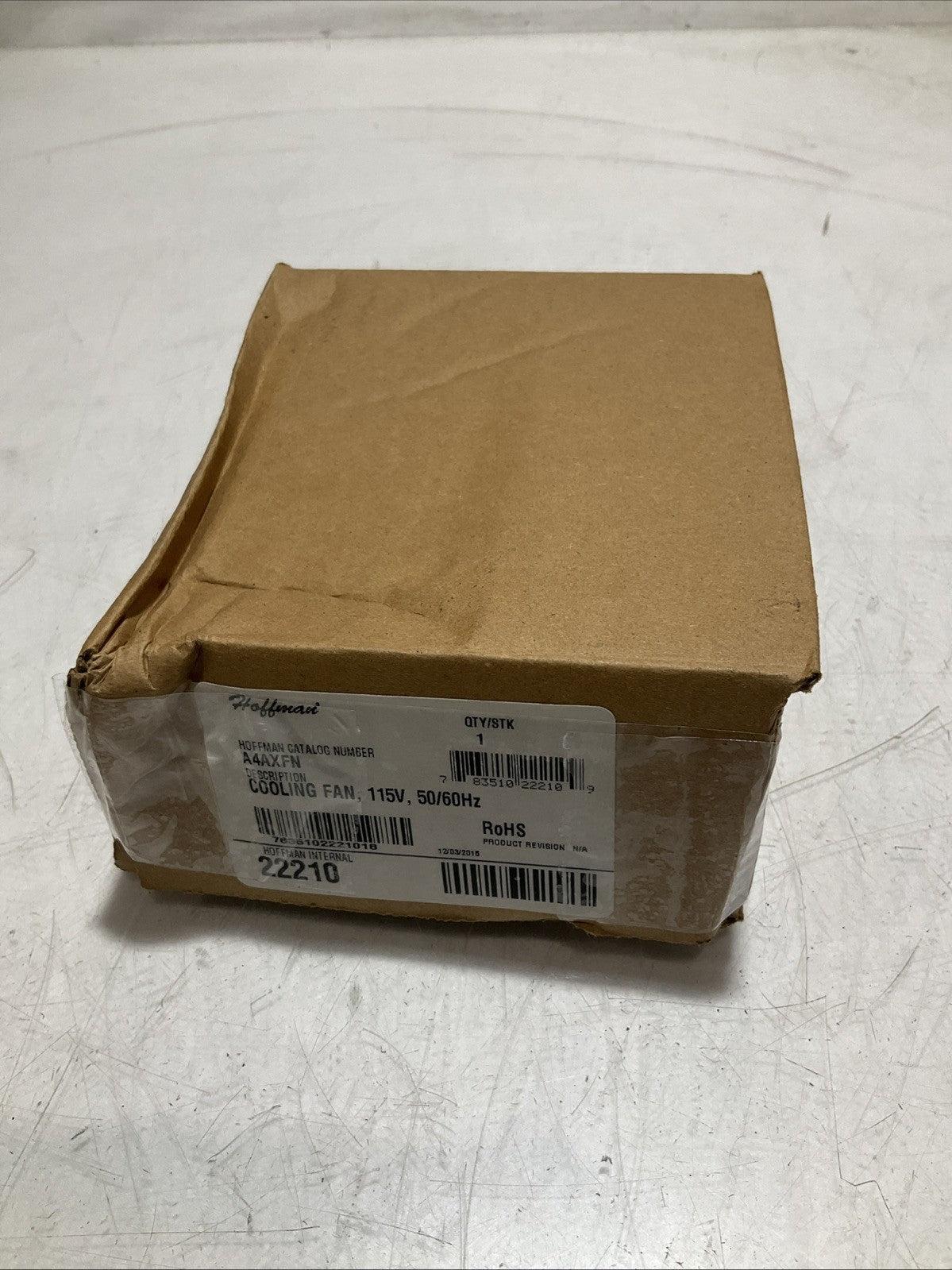 HOFFMAN A4AXFN COOLING FAN 115V 50/60HZ U3S