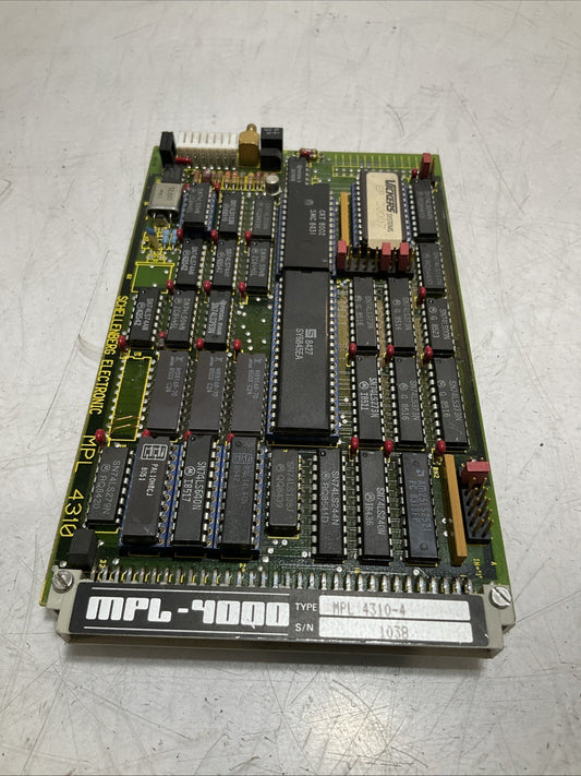 SCHELLENBER ELECTRONIC MPL4310-4 MPL-4000  CIRCUIT BOARD CARD  Z2M