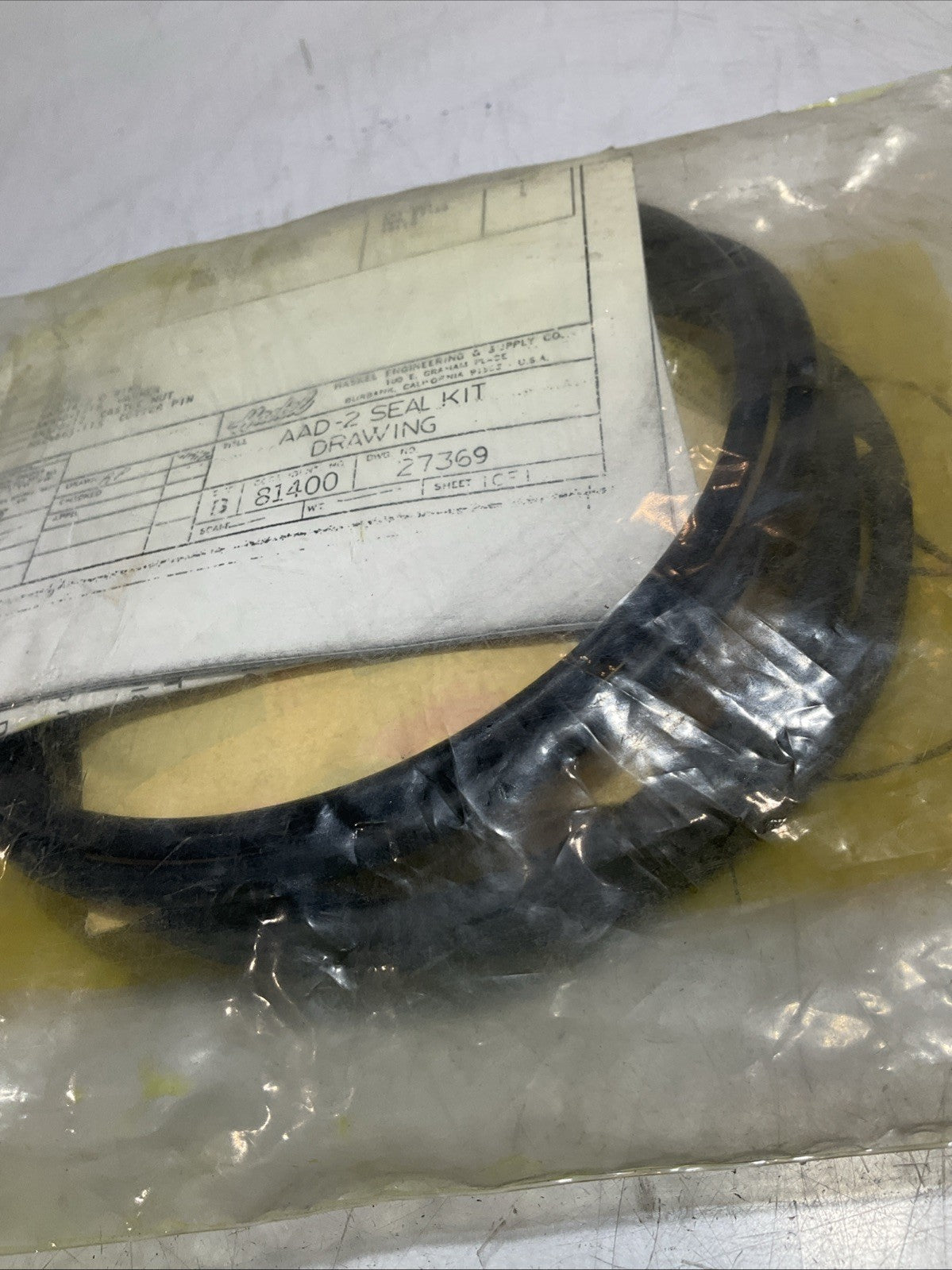 HASKEL 27369  AIR  DRIVE SEAL KIT  Z2M
