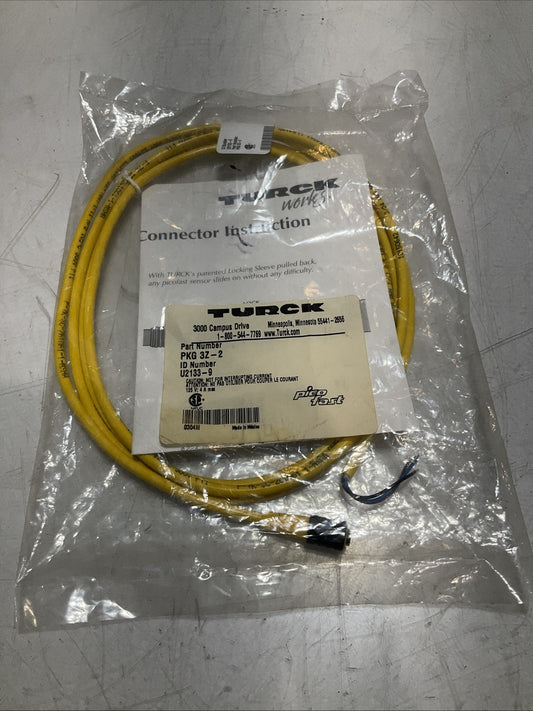 TURCK  PKG3Z-2  UNTERMINATED SENSOR  ACTUATOR  CABLE  Y2M