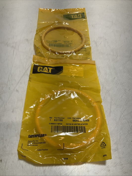 CAT-CATERPILLAR  5S1188  AIR CROSSOVER SEAL O RING LOT OF 2  Y2M