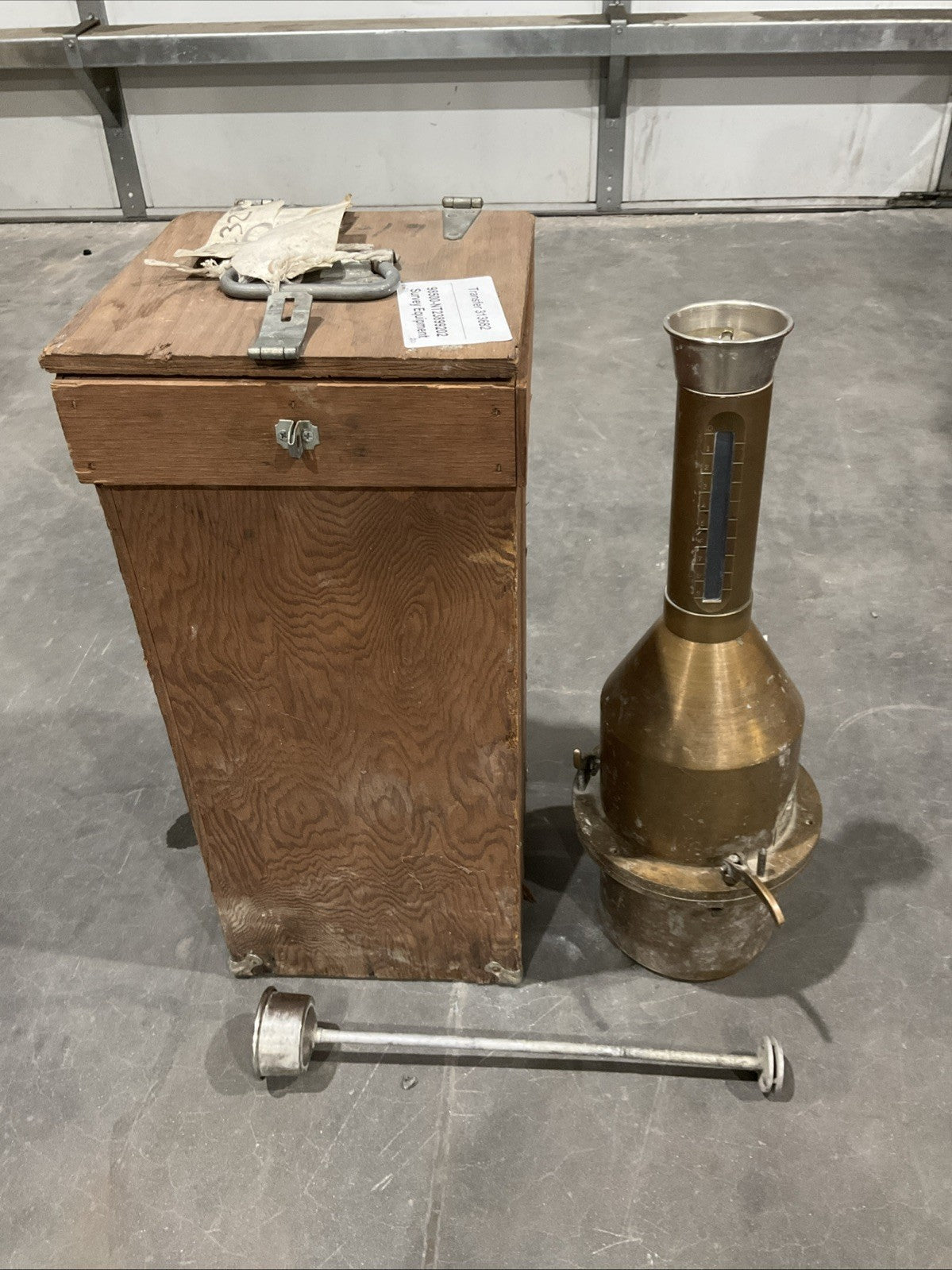 CONCRETE SPECIALTIES A186 ROLL-AMETER VOLUMETRIC AIR METER W/ CASE