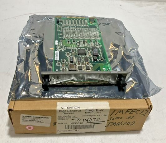 ELSAG BAILEY  IMFEC12 - 0382.002.01 HIGH LEVEL  ANALOG  INPUT  MODULE BOARD Y2M