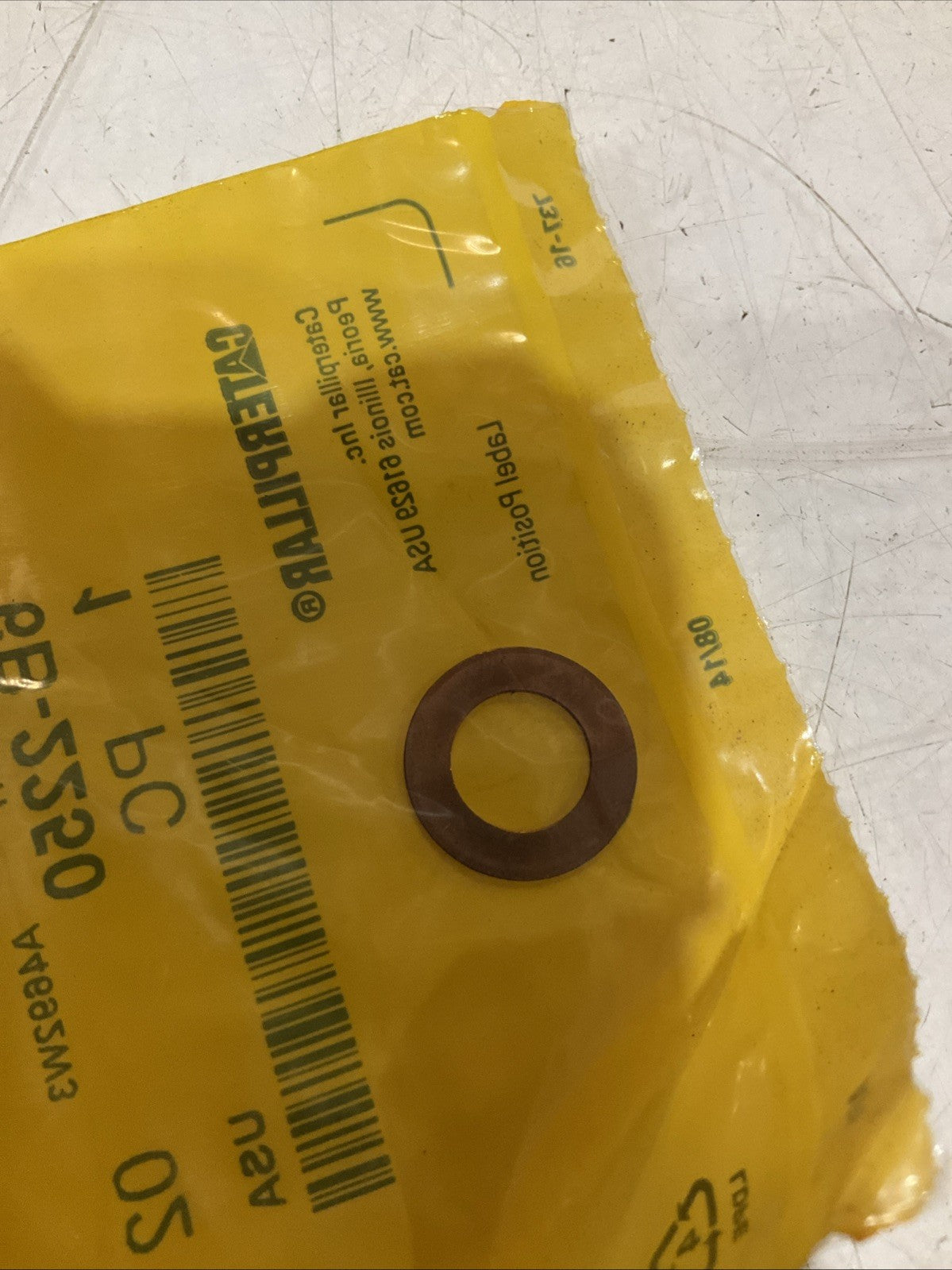 CAT-CATERPILLAR  6B-2250 WASHER  GASKET  LOT OF 4 Y2M