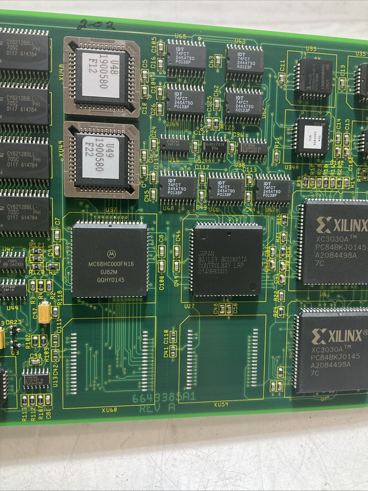 BAILEY  INNPM12 - 6643385A1 SYMPHONY NETWORK PROCESS MODULE PLC BOARD Y2M
