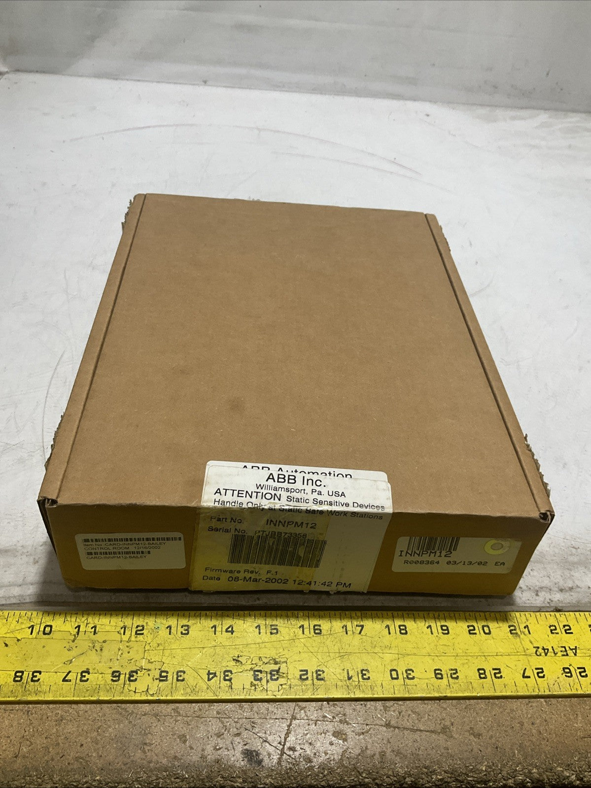 BAILEY  INNPM12 - 6643385A1 SYMPHONY NETWORK PROCESS MODULE PLC BOARD Y2M