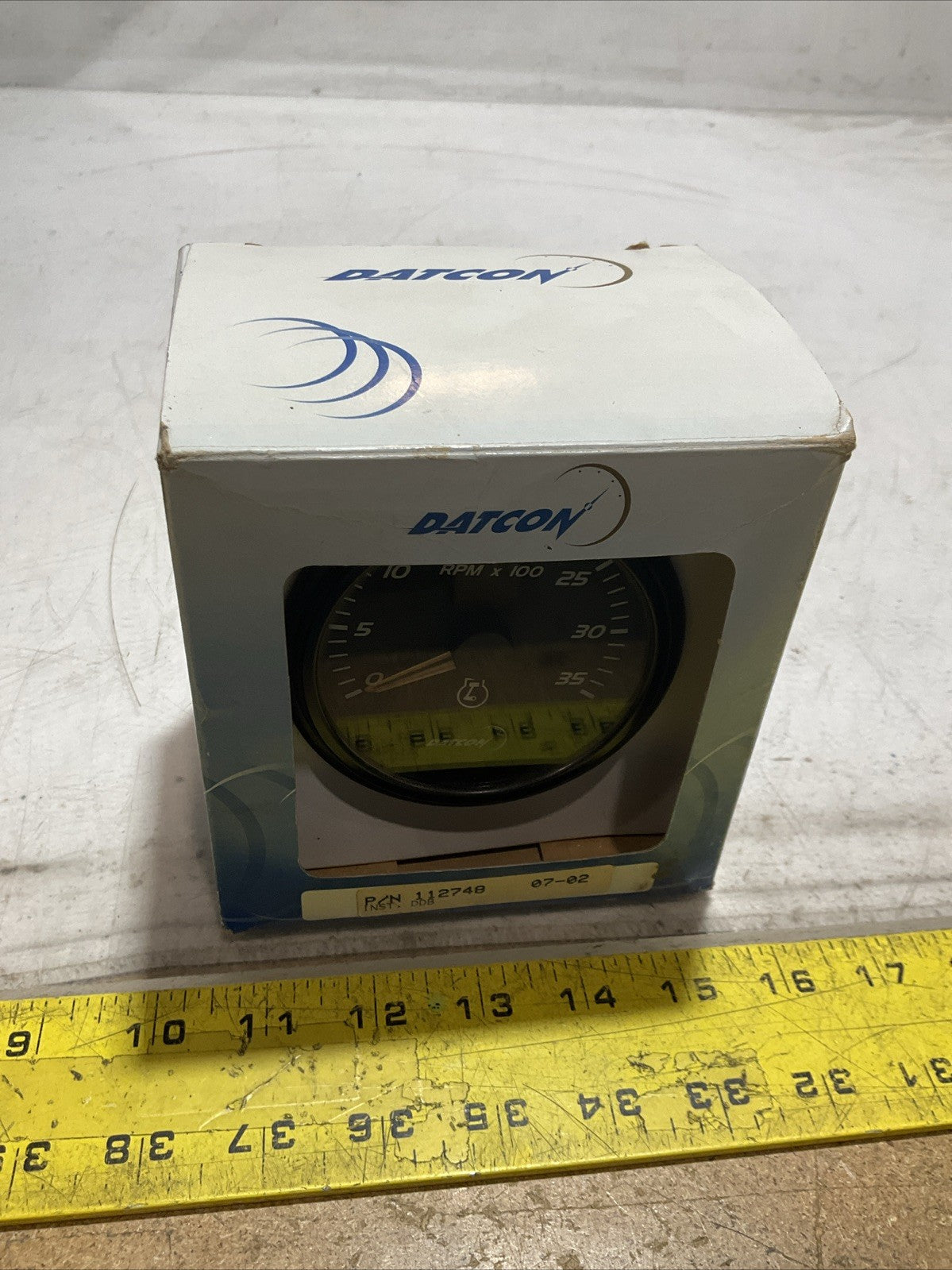 MAXIMA 112748 TACHOMETER GAUGE 3500RPM Y2M