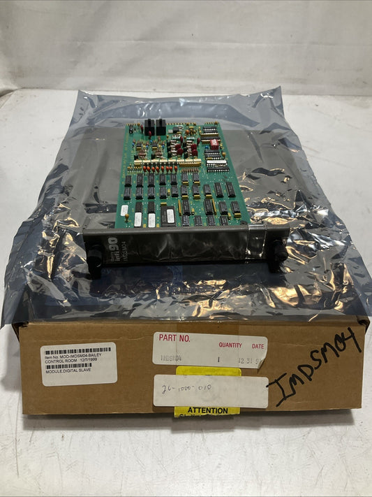 BAILEY INFI90  IMDSMO4  6635582BI SYMPHONY  IMPULSE INPUT  SLAVE MODULE  Y2M