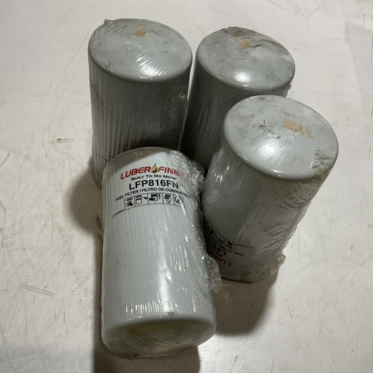 LUBER FINER  LFP816FN  FUEL FILTER  LOT OF 4 E3G