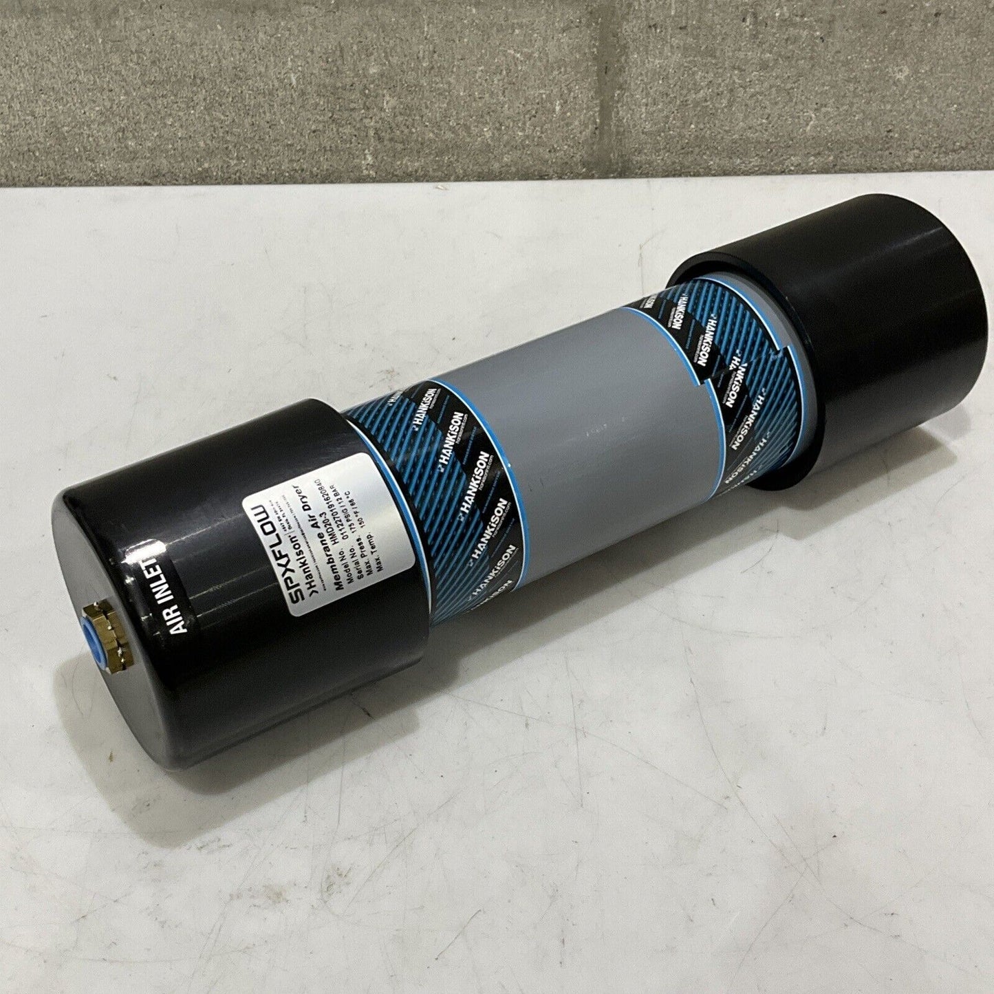 HANKISON SPXFLOW HMD20-3 MEMBRANE AIR DRYER 175 PSIG 12 BAR 150 F 66 C U3S