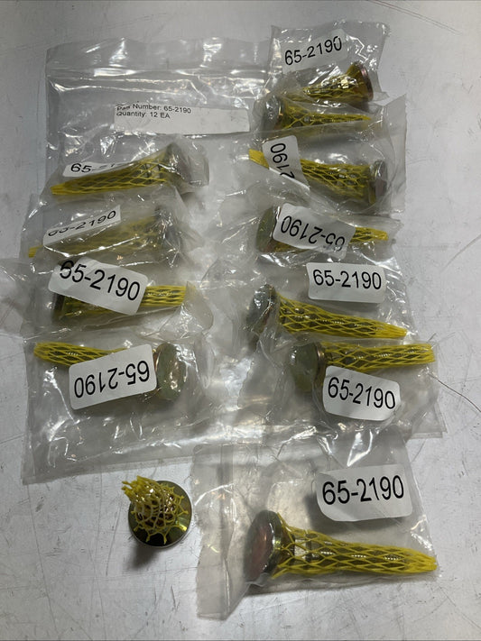 DELUXE  LEVELING  65-2190  M10X51.00MM  FOOT STEEL YELLOW LOT OF  12  Z2M