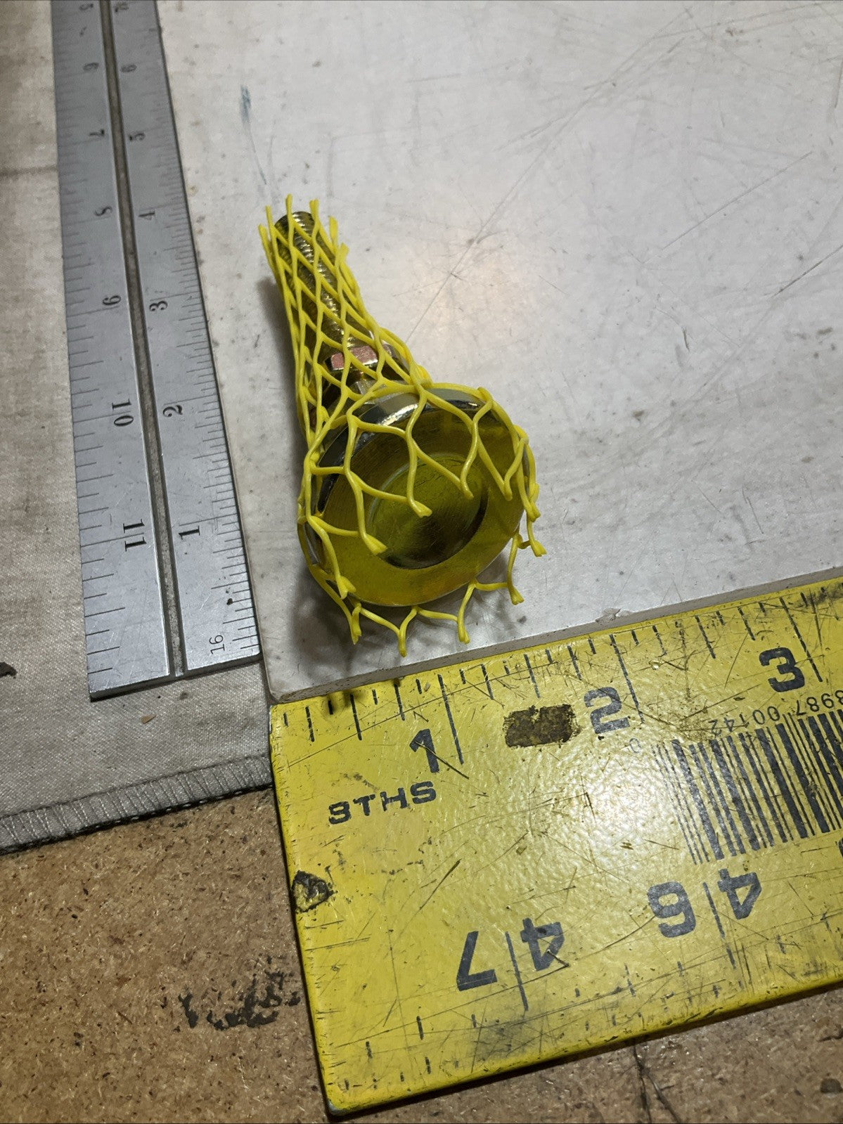 DELUXE  LEVELING  65-2190  M10X51.00MM  FOOT STEEL YELLOW LOT OF  12  Z2M