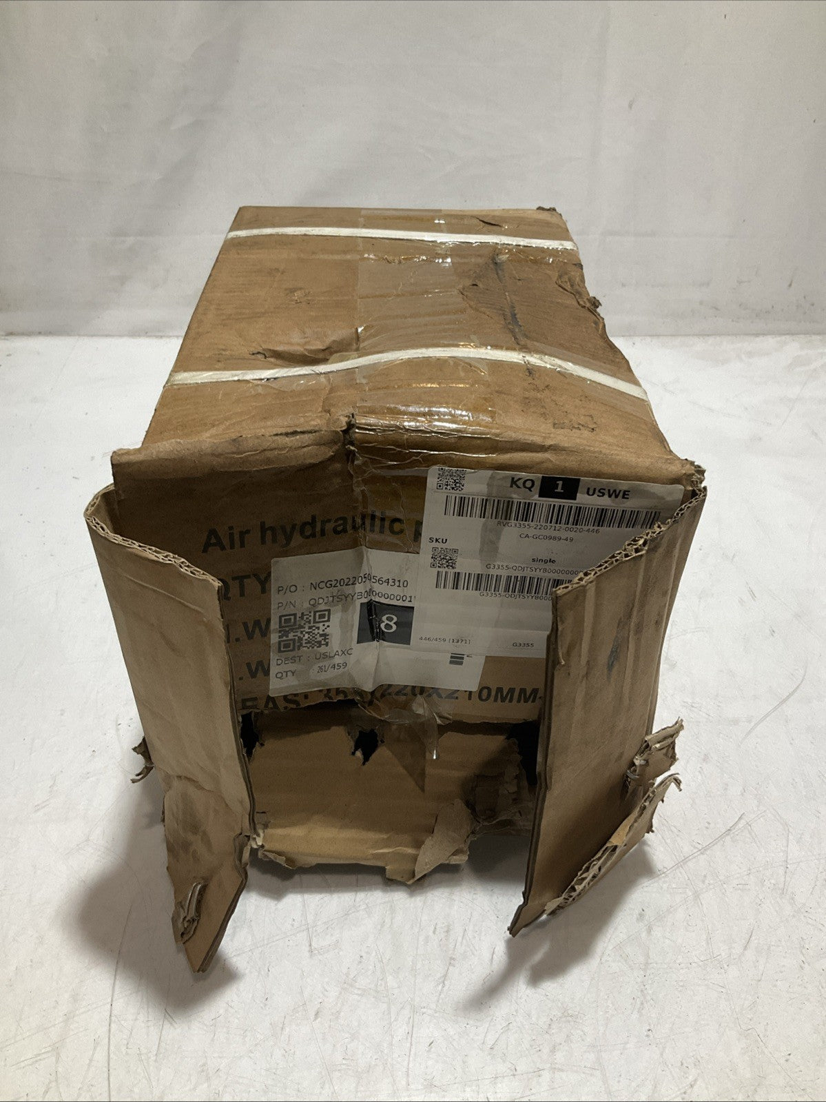 VEVOR  2510A  AIR  POWERED HYDRAULIC  FOOT PUMP 120PIS  Y2M