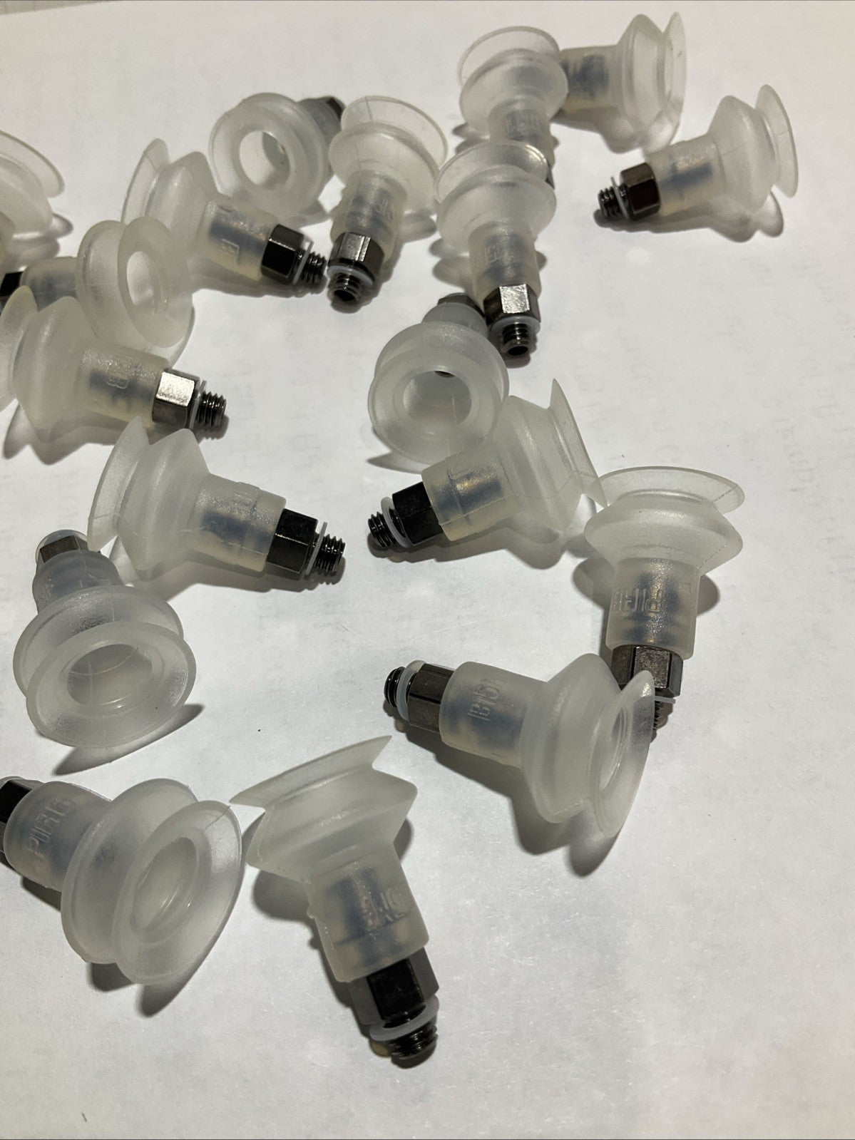 PIAB  3250069  B15MF.40.01AC SINGLE BELLOW VACUUM SUCTION CUP 5MM LOT OF 22 Z2M