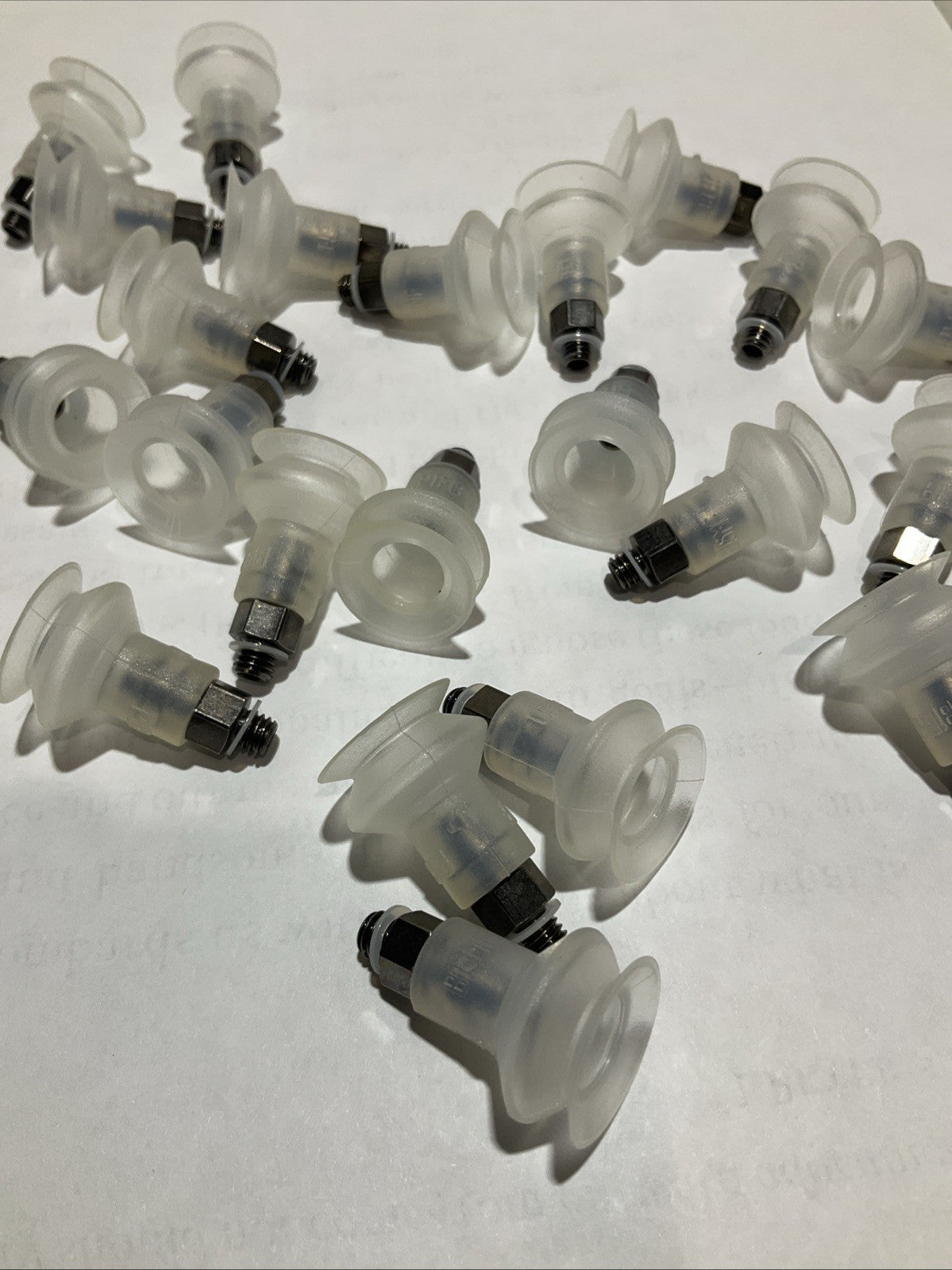 PIAB  3250069  B15MF.40.01AC SINGLE BELLOW VACUUM SUCTION CUP 5MM LOT OF 22 Z2M