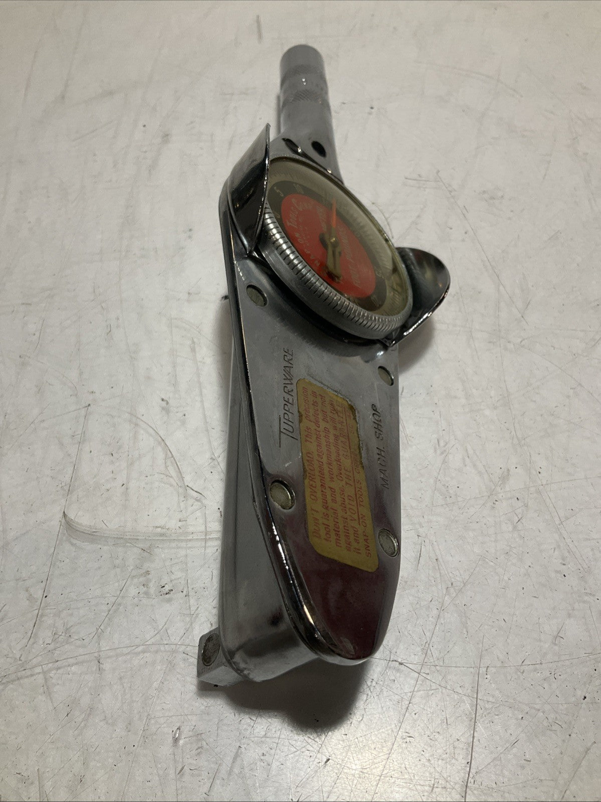 TORQOMETER  25-FA  1263 SNAP  ON DIAL WRENCH WITH CASE Z2M