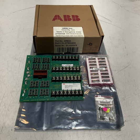 ABB  INFON90 TDI02 - PTNO 6644582A1 DIGITAL INTERFACE TERMINATION UNIT  120V Y2M