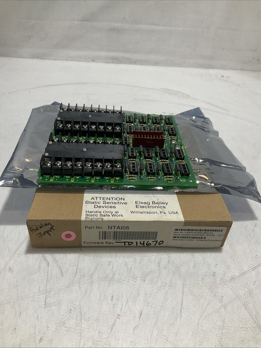 ABB  BAILEY  INFO90  NTAI05  ANALOG INPUT TERMINAL UNIT  CARD FACTORY  Z2M