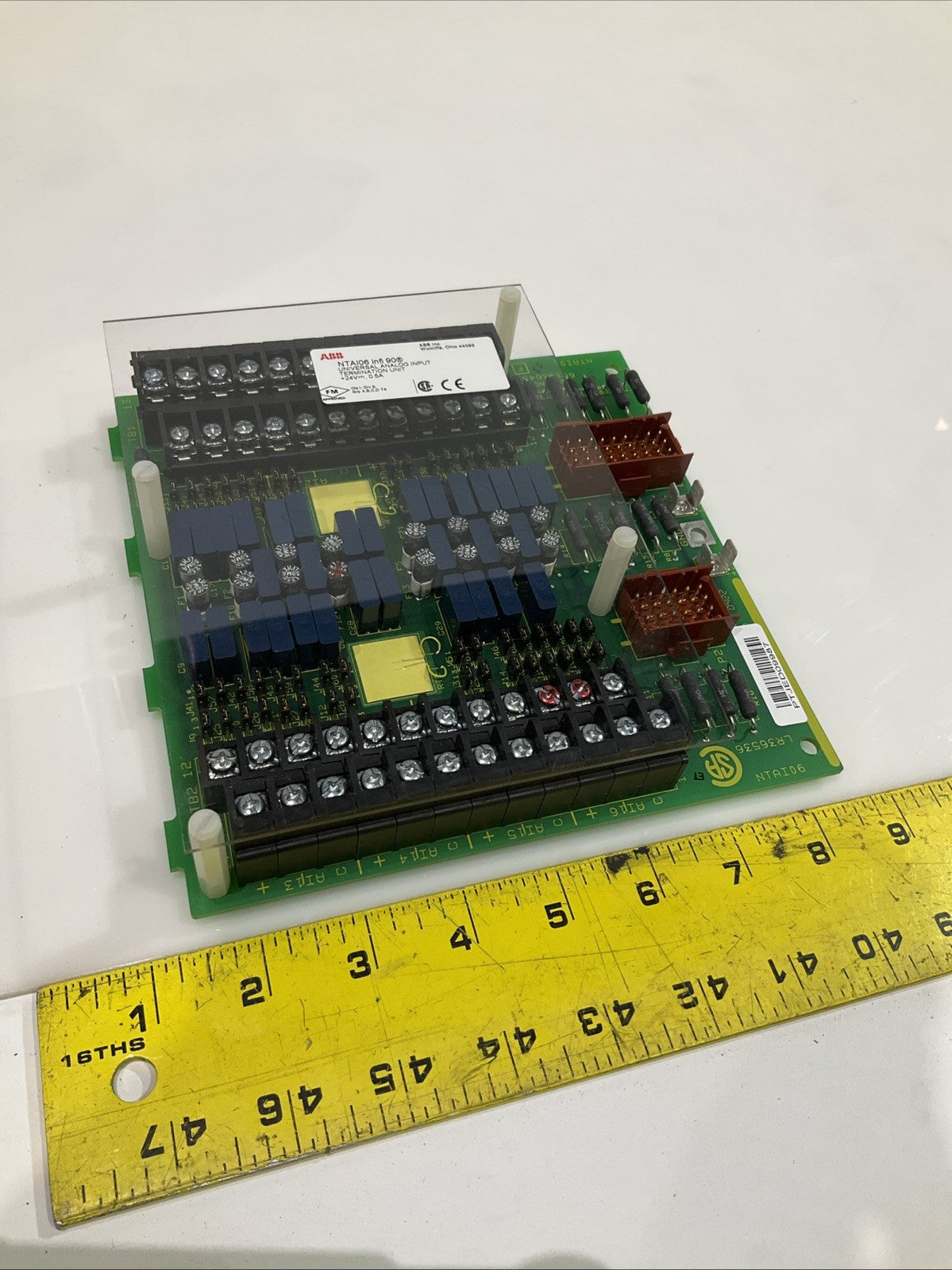 ABB INFO90 NTAI06  6639364G1  UNIVERSAL  ANALOG INPUT TERMINATION  UNIT  Y2M